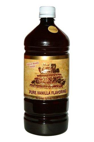 Authentic Clear Mexican Vanilla Totonacs 33.2 Oz